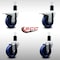 Service Caster 4'' SS Solid Poly Swivel 1-1/2'' Expanding Stem Caster Set 2 Total Lock Brakes, 4PK SCC-SSEXTTL20S414-SPUS-2-S-2-112 - alternate 5